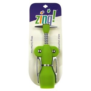Green Zing Wing Corkscrew Durable Soft Grip Opener
